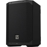 Electro-Voice EVERSE 8 Weatherized Battery-Powered Loudspeaker Black Bundle with Kellards XLR-P20T Pro 20' XLR Cable, Ultimate Air-Powered Lift-Assist Aluminum Tripod Speaker Stand Black