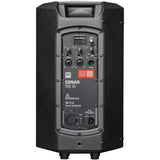 HK AUDIO SONAR 110 Xi 2-Way 800W 10" Powered Speaker Bundle with Auray Speaker Stand Bag 51" Interior (Black), Auray SS-4420 Steel Speaker Stand, Kellards XLR-P20T Pro 20' XLR Cable