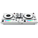 Hercules DJ Control Inpulse T7 White, Limited Edition Bundle with Hercules HDP DJ45 Closed-Back, Over-Ear DJ Headphones