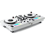 Hercules DJ Control Inpulse T7 White, Limited Edition Bundle with Hercules HDP DJ45 Closed-Back, Over-Ear DJ Headphones