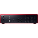 Focusrite Scarlett 18i16 USB-C Audio/MIDI Interface (4th Generation) Bundle with Kellards XLR-P20T Pro 20 ft XLR Microphone Cable Mixers, Recording Studios, and Podcasts - Black (4 Pack)