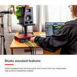 Focusrite Scarlett 18i16 USB-C Audio/MIDI Interface (4th Generation) Bundle with Kellards XLR-P20T Pro 20 ft XLR Microphone Cable Mixers, Recording Studios, and Podcasts - Black (4 Pack)