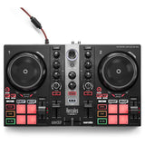 Hercules DJControl Inpulse 200 MK2 - Compact DJ Controller Bundle with Hercules HDP DJ45 Closed-Back, Over-Ear DJ Headphones