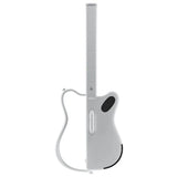 LAVA GENIE 9270002 Sampler Guitar, No Strings Attached, Hundreds of Instrument Presets, Onboard Speaker, White, 30.5 inch Bundle with Rok-It Tripod Guitar Stand, Goby Labs GLS-104 Microphone Sanitizer