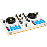 Hercules DJControl Mix Ultra DJ Controller with Protective Cover Bundle with Hercules HDP DJ45 Closed-Back, Over-Ear DJ Headphones