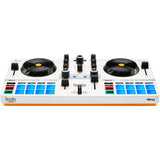 Hercules DJControl Mix Ultra DJ Controller with Protective Cover Bundle with Hercules HDP DJ45 Closed-Back, Over-Ear DJ Headphones