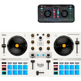 Hercules DJControl Mix Ultra DJ Controller with Protective Cover Bundle with Hercules HDP DJ45 Closed-Back, Over-Ear DJ Headphones