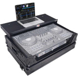 ProX ATA Flight-Style Road Case with Laptop Shelf for DDJ-FLX10 and DDJ-GRV6 Controllers (All Black)