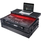 ProX ATA Flight-Style Road Case with Laptop Shelf for DDJ-FLX10 and DDJ-GRV6 Controllers (All Black)