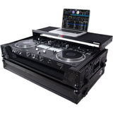 ProX Flight Case for Pioneer DDJ-REV7 Controller with Laptop Shelf and Wheels (All-Black)