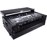 ProX Flight Case for Pioneer DDJ-REV7 Controller with Laptop Shelf and Wheels (All-Black)