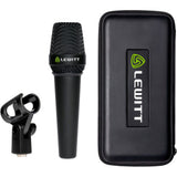 Lewitt MTP W950 Handheld Condenser Microphone with Detachable Capsule Bundle with Kellards PST2 Adjustable Height Microphone Stand with Boom, Kellards XLR-P20T Pro 20 ft XLR Microphone Cable XLR Black