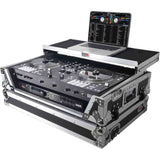 ProX XS-RANEONE WLT Flight Case for RANE ONE DJ Controller with Sliding Laptop Shelf, 1U Rack, and Wheels