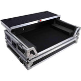 ProX ATA Flight-Style Road Case with Laptop Shelf for DDJ-FLX10 and DDJ-GRV6 Controllers (Black / Silver)