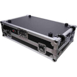 ProX ATA Flight-Style Road Case with Laptop Shelf for DDJ-FLX10 and DDJ-GRV6 Controllers (Black / Silver)