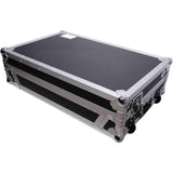 ProX ATA Flight-Style Road Case with Laptop Shelf for DDJ-FLX10 and DDJ-GRV6 Controllers (Black / Silver)