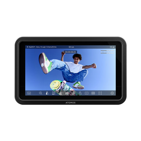 Atomos Shinobi GO 5” HDR Touchscreen Monitor – 1500-Nit Ultra-Bright, Full HD, HDMI Input, Lightweight & Portable for Filmmakers, Vloggers & Photographers