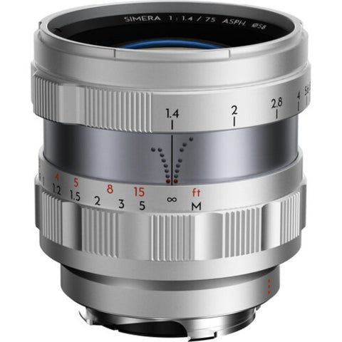 Thypoch Full-frame Thypoch Simera 75mm f/1.4 ASPH Lens for Leica M Mount(Silver)