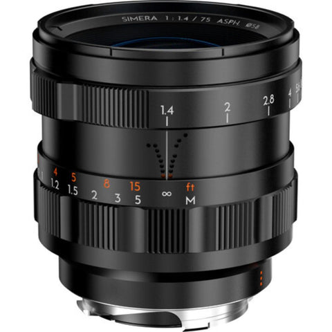 Thypoch Full-frame Photography Lens Simera 75mm f/1.4 ASPH Lens for Leica M Mount (Black)