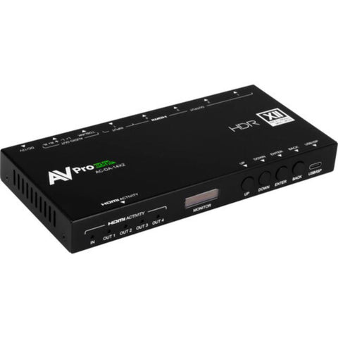 AVPro Edge AC-DA14-AUHD-GEN2 1 x 4 HDMI Distribution Amplifier