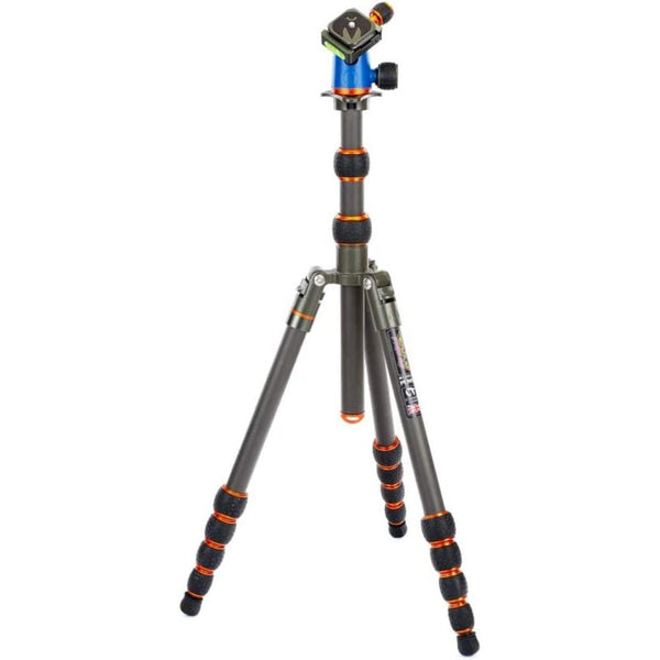 Carbon fiber, 23mm leg tube, 5-section tripod with BLACK AirHed Neo ballhead. (Black/Grey color)