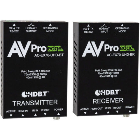 AVPro Edge 4K HDMI 1.4 over HDBaseT Basic Extender Set (230')