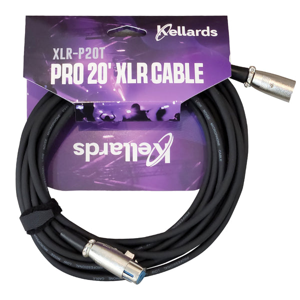 Kellards XLR-P20T Pro 20' XLR Cable