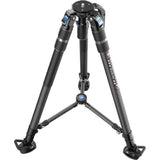 SIRUI SVS75 Professional Video Tripod, 61" Carbon Fiber Tripod with One-Step Height Adjustment, Mid-Level Spreader, Load up to 55.1lbs, Professional Tripod for Video Camera