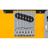 Fender Standard Telecaster Electric Guitar - Butterscotch Blonde Bundle with Fender Classic Guitar Picks 12-Pack, 10ft Series Instrument Cable Black, Logo Guitar Strap 2in Black with White