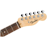 Fender Standard Telecaster Electric Guitar - 3-color Sunburst Bundle with Fender Classic Guitar Picks 12-Pack, 10ft Series Instrument Cable Black, Logo Guitar Strap 2in Black with White