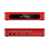 FiiO DM13 Multifunctional Portable Stereo CD Player with Long-Lasting Battery, Supports USB Ripping, Optical/coaxial/3.5mm/4.4mm outputs (Red Bluetooth)