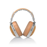 FiiO FT1 Closed-Back Over-Ear Nanowood Fiber Composite Diaphragm Wired Hi-Fi Headphones, Detachable Cable, American Black Walnut Wood Ear Cups for Home, Studio, Recording (Beech)