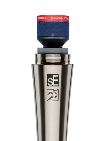 SE Studio-grade Brushed Nickel Handheld Microphone Supercardioid in Brushed Nickel