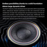 FiiO FT1 Over-Ear Closed-Back Headphones (American Black Walnut)