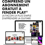 Squier Affinity Series Telecaster Electric Guitar, Butterscotch Blonde, Maple Fingerboard, Left-Handed Bundle with Classic Celluloid Guitar Picks 12-Pack, 10' Instrument Cable, Guitar Strap Black