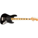 Squier Classic Vibe 70s 5-String Jazz Bass, Black, Maple Fingerboard