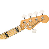 Squier Classic Vibe 70s 5-String Jazz Bass, Black, Maple Fingerboard