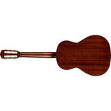 Fender Acoustic Classical Guitar, Small Beginner Guitar (3/4 Size) with Nylon Strings, Includes Bag Bundle with Classic Celluloid Guitar Picks 12-Pack, 10' Instrument Cable Black, Guitar Strap Black