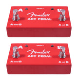Fender ABY Pedal Footswitch, Red (Pair)