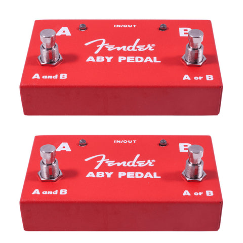 Fender ABY Pedal Footswitch, Red (Pair)
