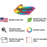 Superior Seamless Photography Background Paper, #93 Arctic White (86 inches Wide x 36 feet Long)