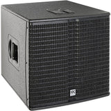 HK AUDIO E 115 SUB D 2400W 15" Powered Subwoofer Bundle with HK AUDIO E 835 Mid/High Powered Column Line Array Speaker Unit and ELEMENTS EP1 Speaker Stands