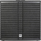 HK AUDIO E 115 SUB D 2400W 15" Powered Subwoofer Bundle with HK AUDIO E 835 Mid/High Powered Column Line Array Speaker Unit and ELEMENTS EP1 Speaker Stands