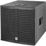 HK AUDIO E 115 SUB D 2400W 15" Powered Subwoofer Bundle with HK AUDIO E 835 Mid/High Powered Column Line Array Speaker Unit and ELEMENTS EP1 Speaker Stands