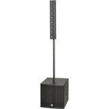 HK AUDIO E 115 SUB D 2400W 15" Powered Subwoofer Bundle with HK AUDIO E 835 Mid/High Powered Column Line Array Speaker Unit and ELEMENTS EP1 Speaker Stands