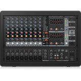 Behringer Europower PMP1680S Powered 1600W 10-Input PA Mixer with Dual Multi-FX and FBQ Feedback Elimination