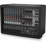 Behringer Europower PMP1680S Powered 1600W 10-Input PA Mixer with Dual Multi-FX and FBQ Feedback Elimination