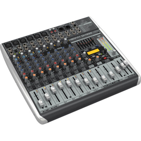 Behringer XENYX QX1222USB Premium Analog 16-Input Mixer with Multi-FX and USB/Audio Interface (Wireless Ready)