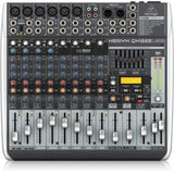 Behringer XENYX QX1222USB Premium Analog 16-Input Mixer with Multi-FX and USB/Audio Interface (Wireless Ready)