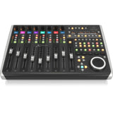Behringer X-TOUCH Universal Control Surface with 9 Touch-Sensitive Motor Faders, LCD Scribble Strips and Ethernet/USB/MIDI Interface